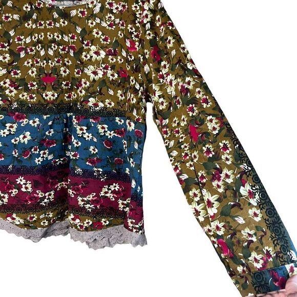 Zanzea Collections flower print long sleeve blouse - Picture 2 of 9